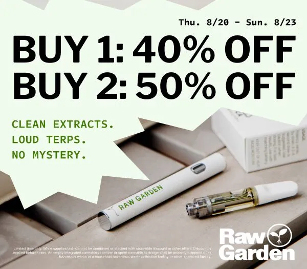 50% Off Raw Garden