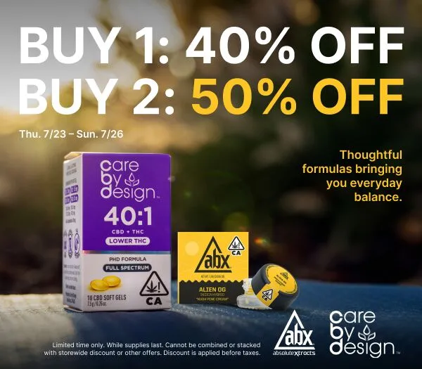 50% Off ABX & Care by Design