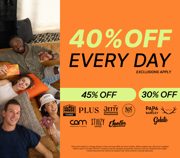 40% Off Every Day