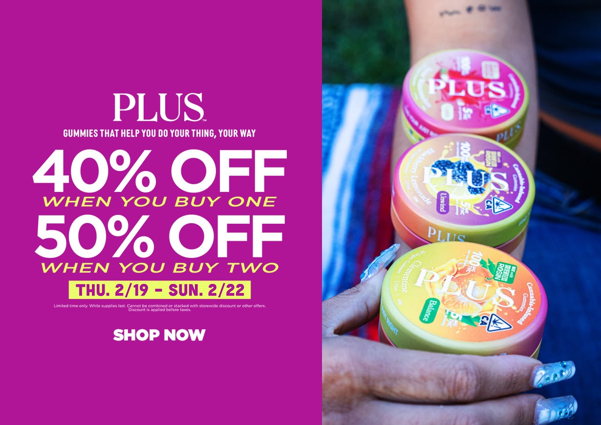 50% Off All PLUS Products