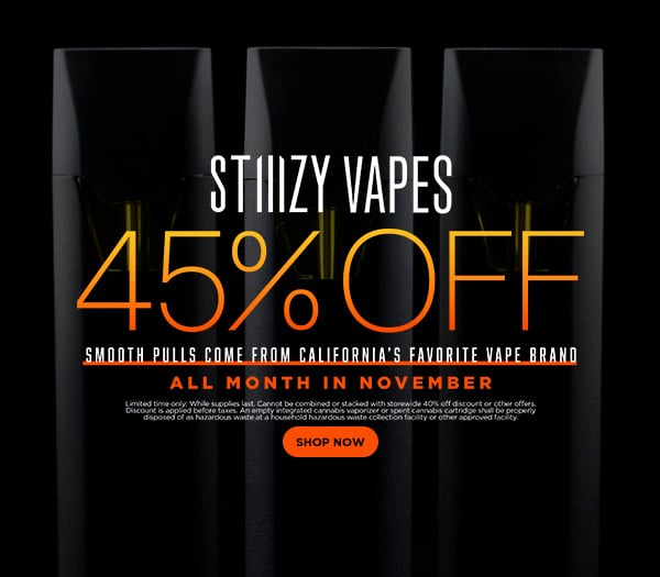 45% Off STIIIZY Vapes