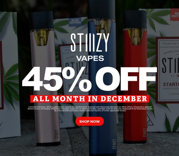 45% Off STIIIZY Vapes