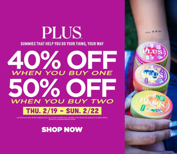 50% Off All PLUS Products