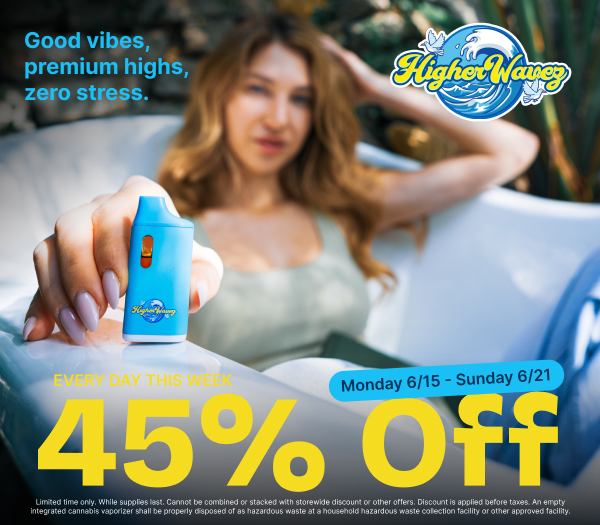 45% Off Higher Wavez Flower