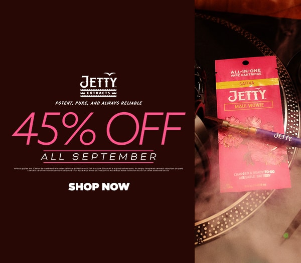 45% Off Jetty Sept