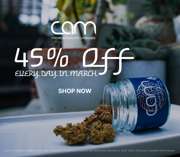45% Off CAM
