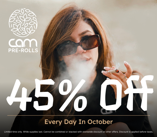 45% Off Cam Pre-rolls