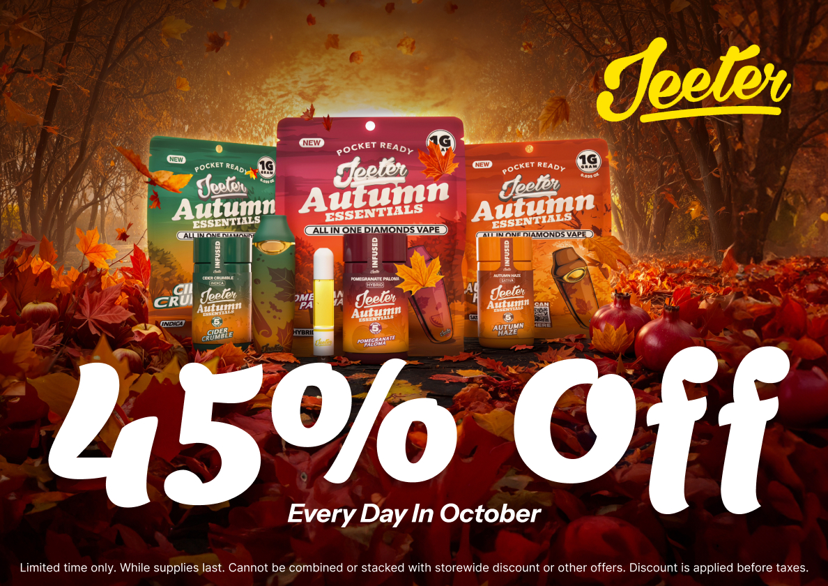 45% Off Jeeter Oct
