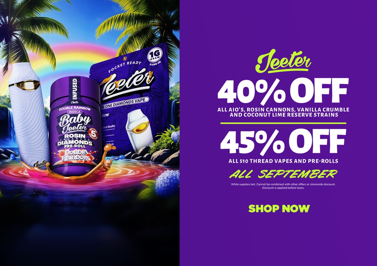45% Off Jeeter Sept