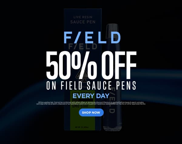 50% Off All Field Sauce Pens March