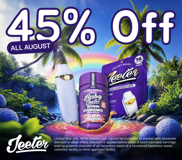 45% Off Jeeter