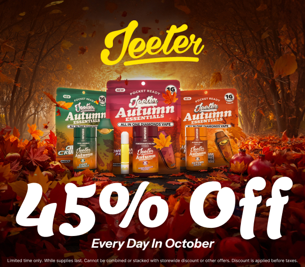 45% Off Jeeter Oct