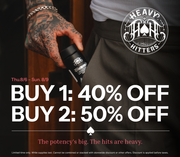 50% Off Heavy Hitters
