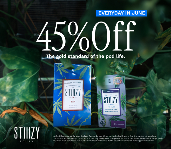 45% Off STIIIZY Vapes