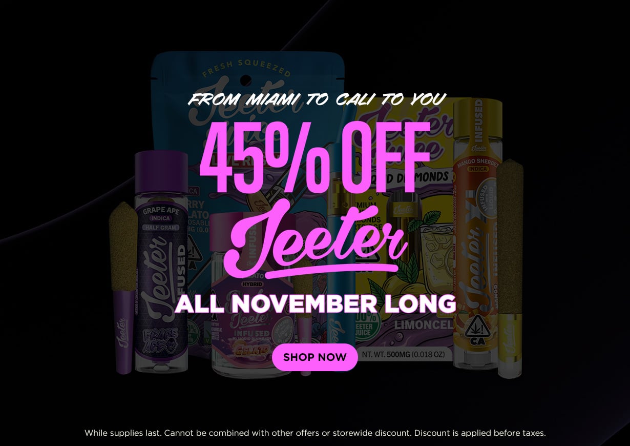 45% Off Jeeter