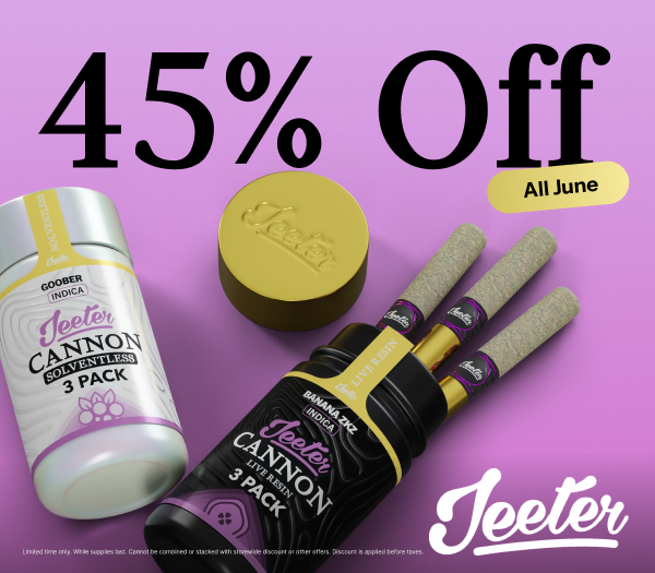 45% Off Jeeter