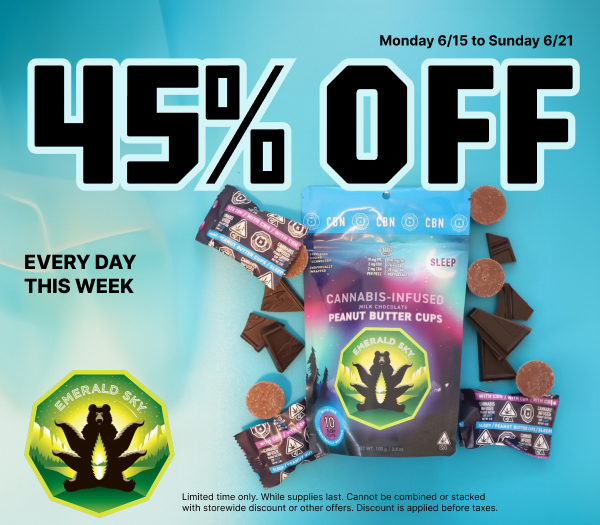 45% off Emerald Sky