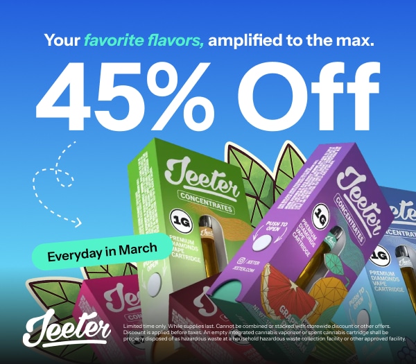 45% Off Jeeter