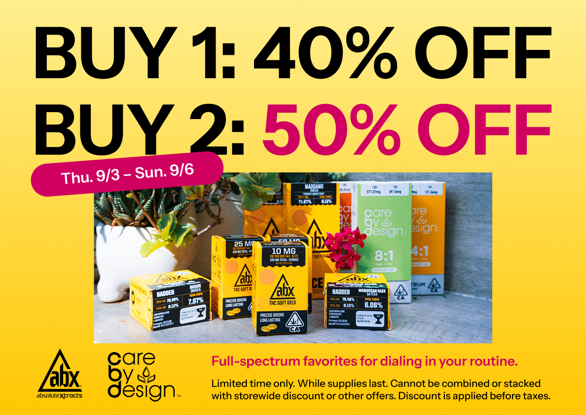 50% Off ABX & Care by Design