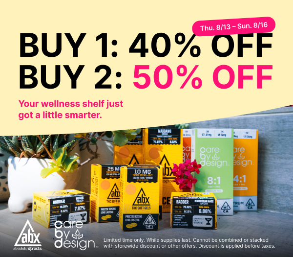 50% Off ABX & Care by Design