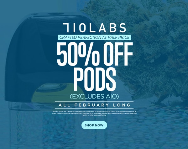 50% Off 710 Labs Pods Feb