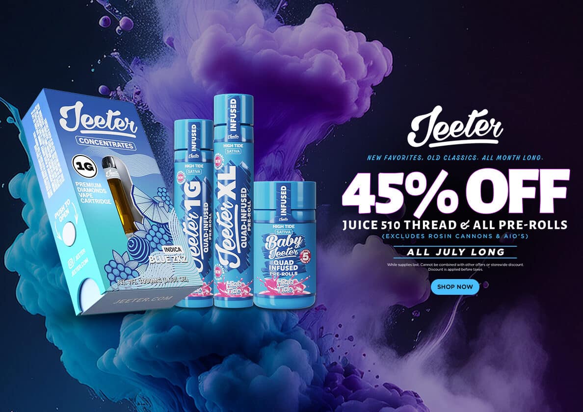 45% Off Jeeter July