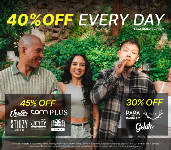 40% Off All Products 