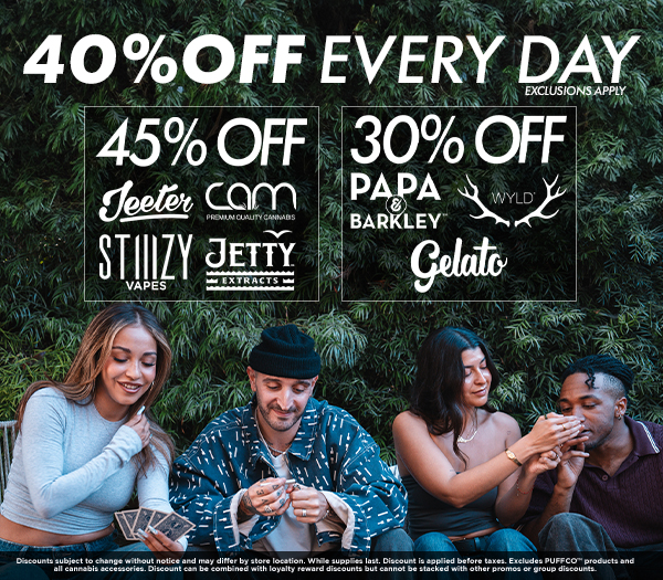 40% Off All Products 