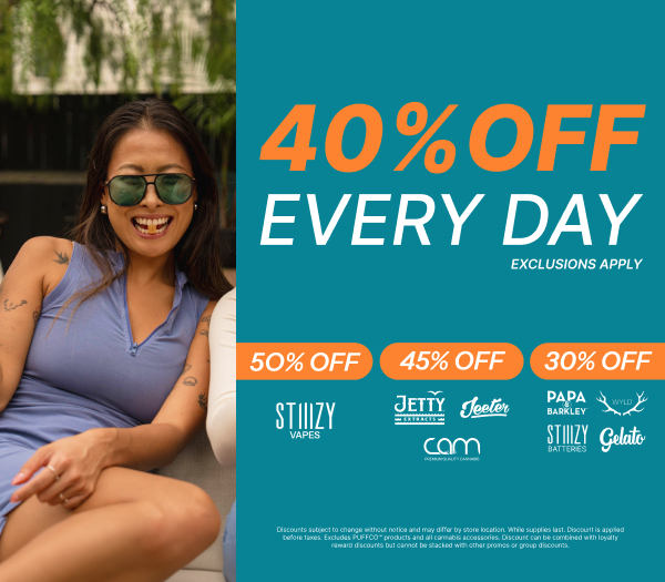 40% Off All Products 
