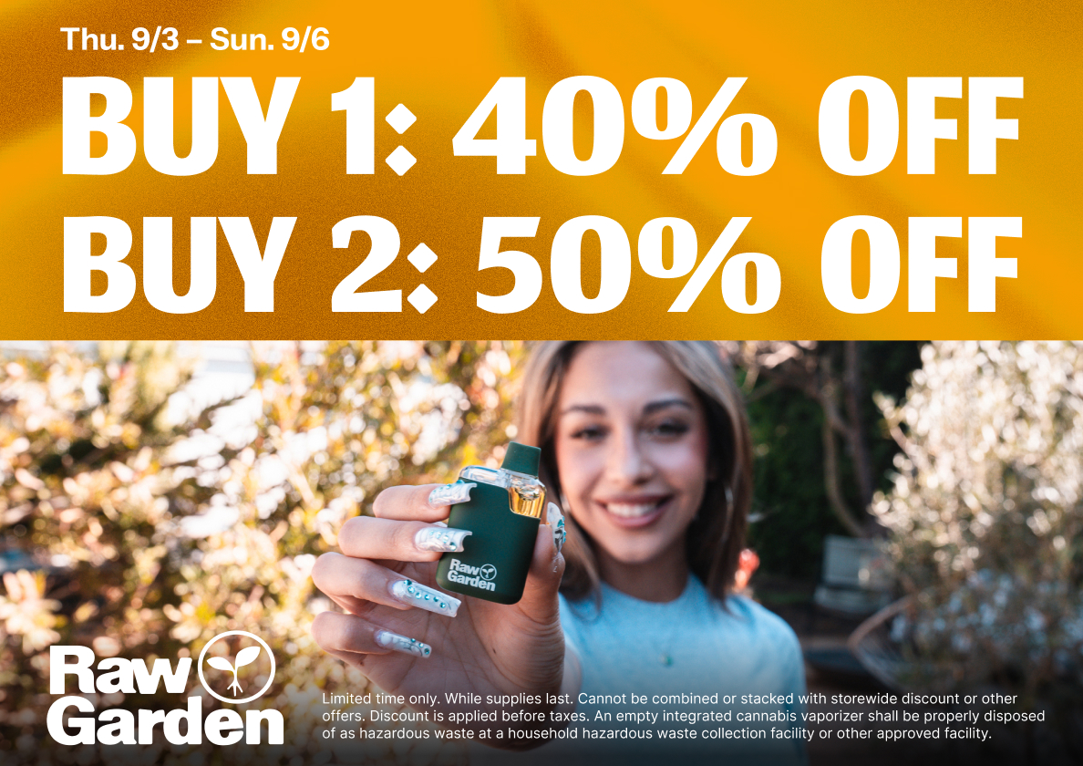 50% Off Raw Garden