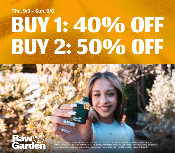 50% Off Raw Garden
