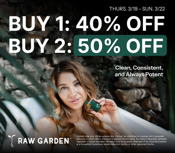 50% Off Raw Garden