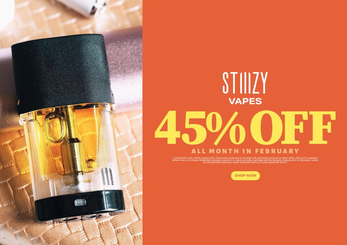 45% Off STIIIZY Vapes