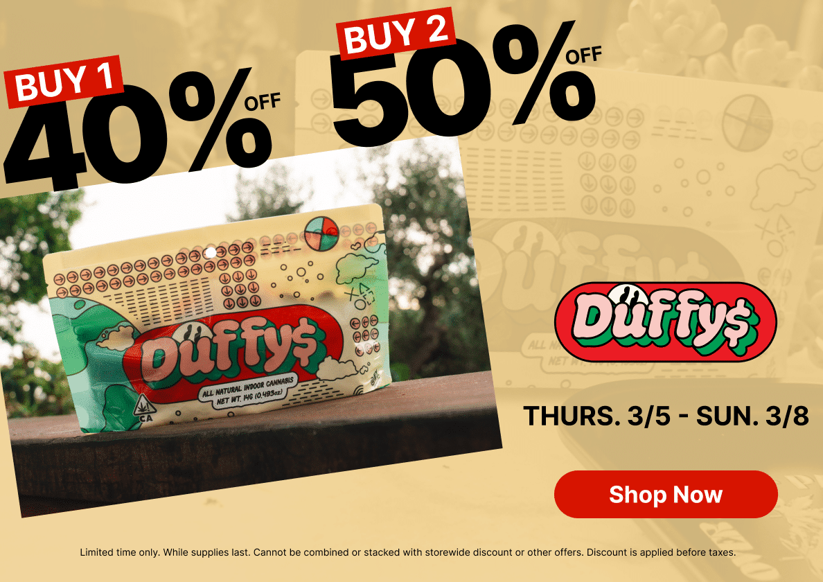 50% Off Duffy$