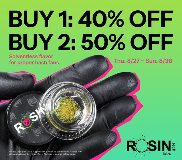 50% Off Rosin Tech Labs