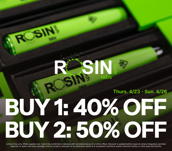50% Off Rosin Tech Labs