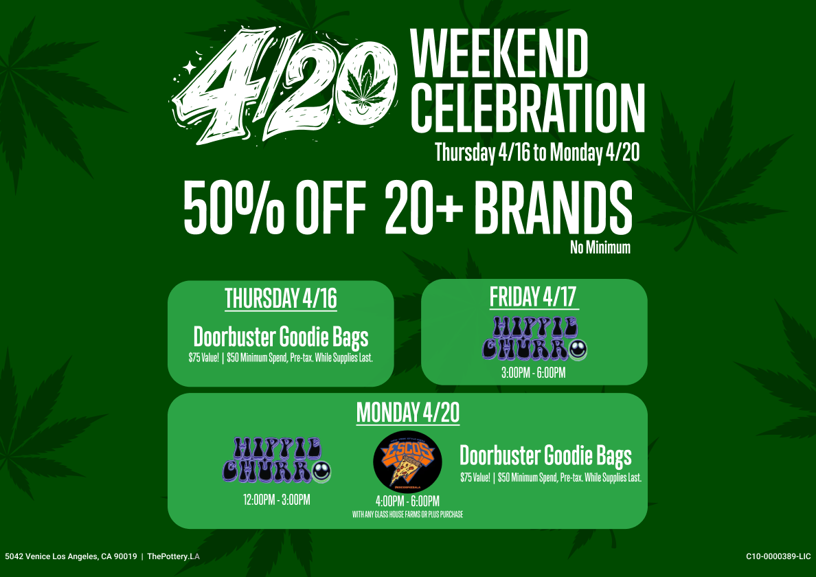 4/20 Weekend at the Pottery