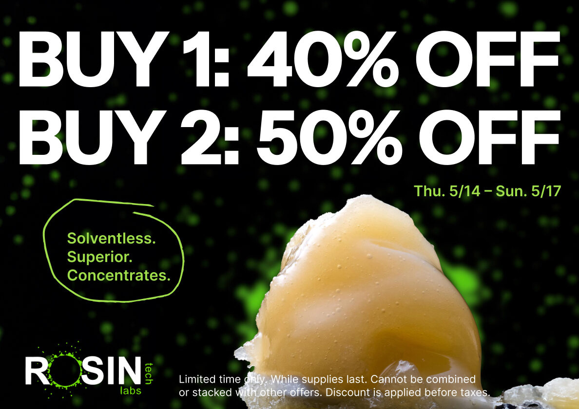 50% Off Rosin Tech Labs