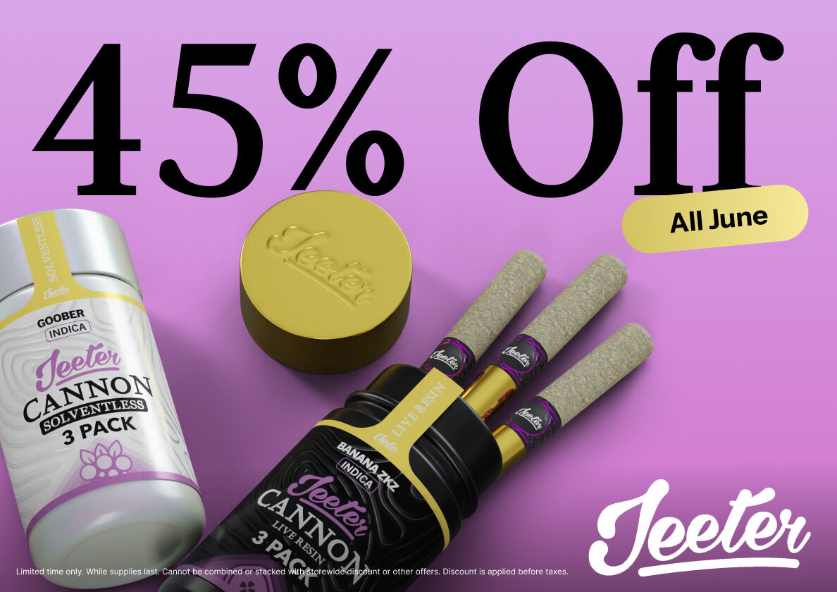 45% Off Jeeter