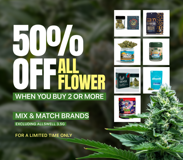 50% Off Flower